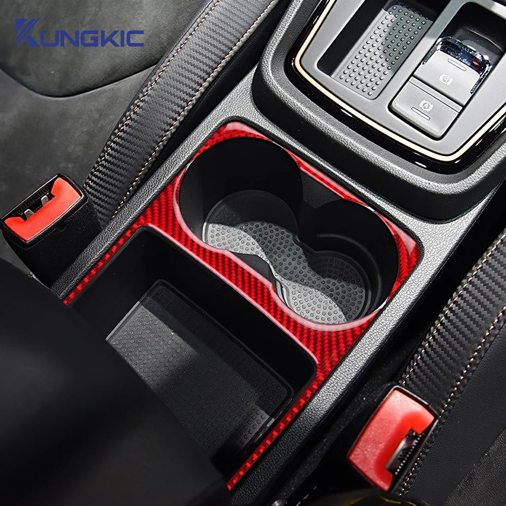 Real Soft Carbon Fiber Sticker For Seat Leon 2017 2018 2019 
