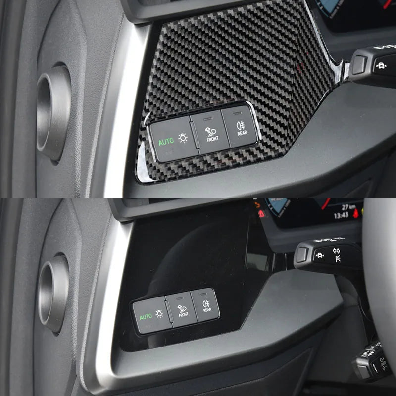 Real Soft Carbon Fiber Sticker for Audi A3 S3 8Y 2021 2022 2