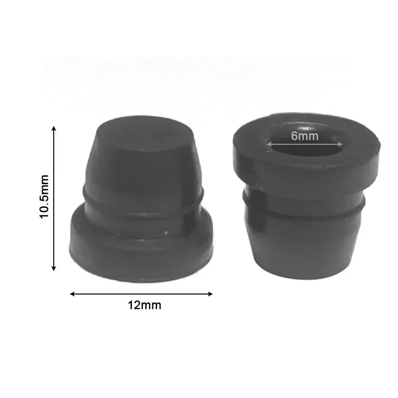 10pcs Brake Upper Lower Pump Caliper Exhaust Screw Dust Cove