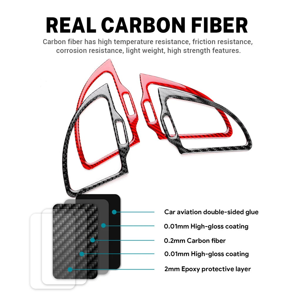 For Kia Stinger 2019 2020 2021 2022 2023 Real Soft Carbon Fi