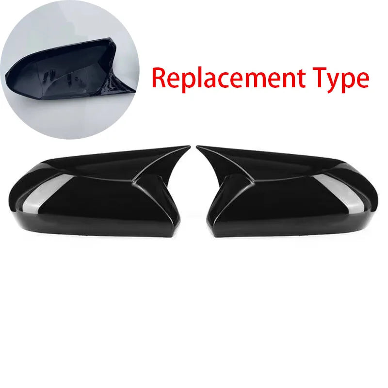 For Toyota Camry 8th 2018 2019 2020 2021 2022 2023 Replace Rearview Side Mirror Cover Wing Cap Exterior Case Trim Carbon Fiber