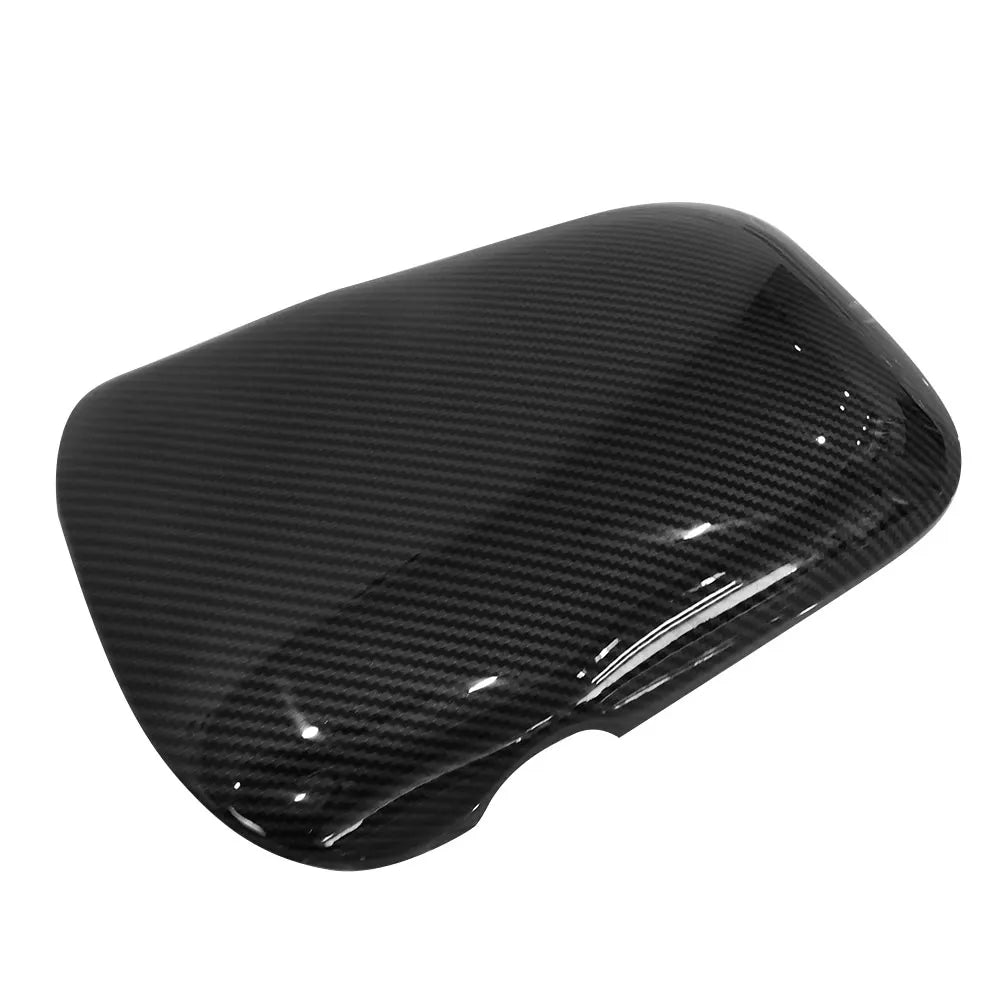 Car Armrest Box Cover For Ford Mustang 2015-2024 ABS Carbon 