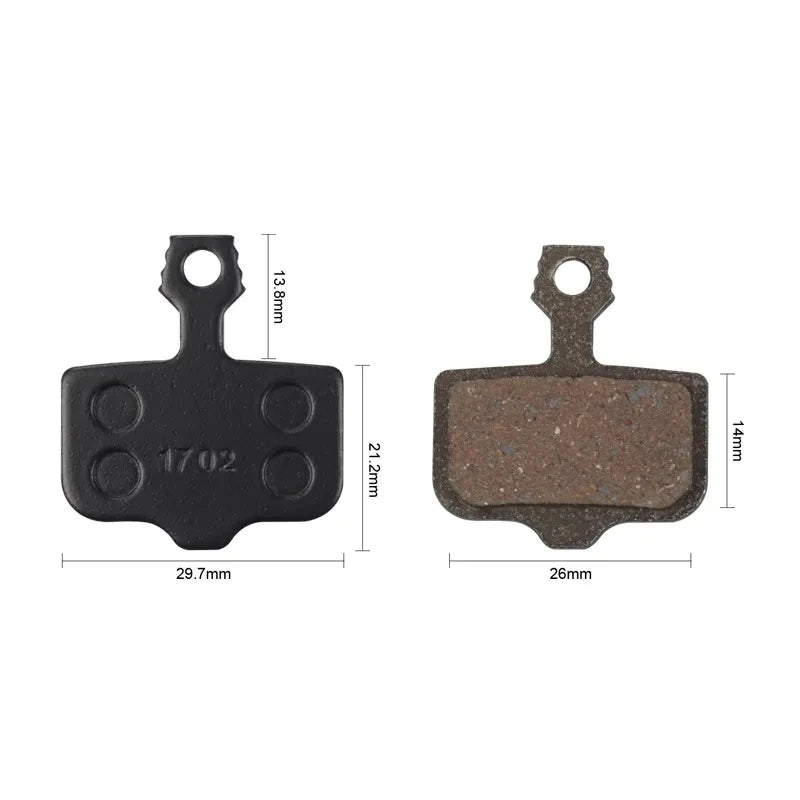 4 Pairs Resin/Ceramic/Full Metal Bike Disc Brake Pads For Av