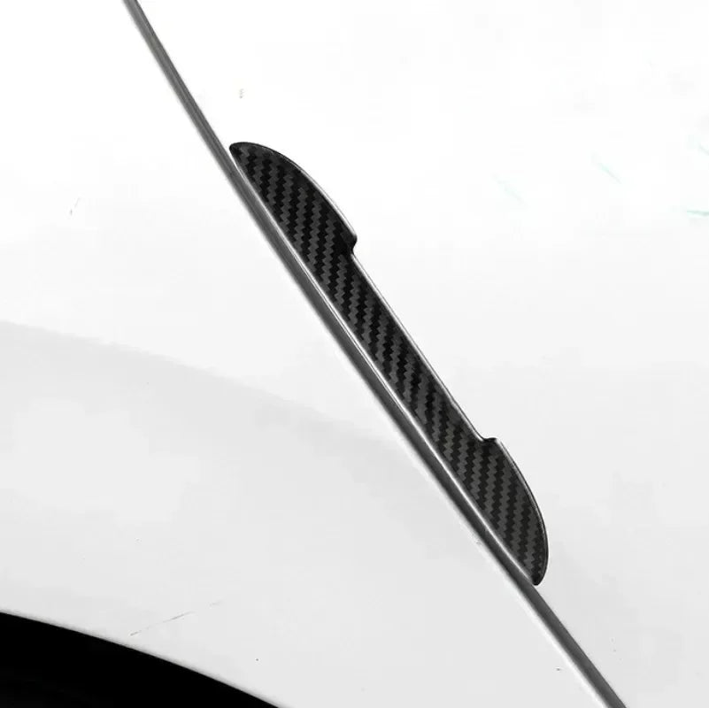 Car Door Carbon Fiber Anti-collision Protector Bar Stickers 