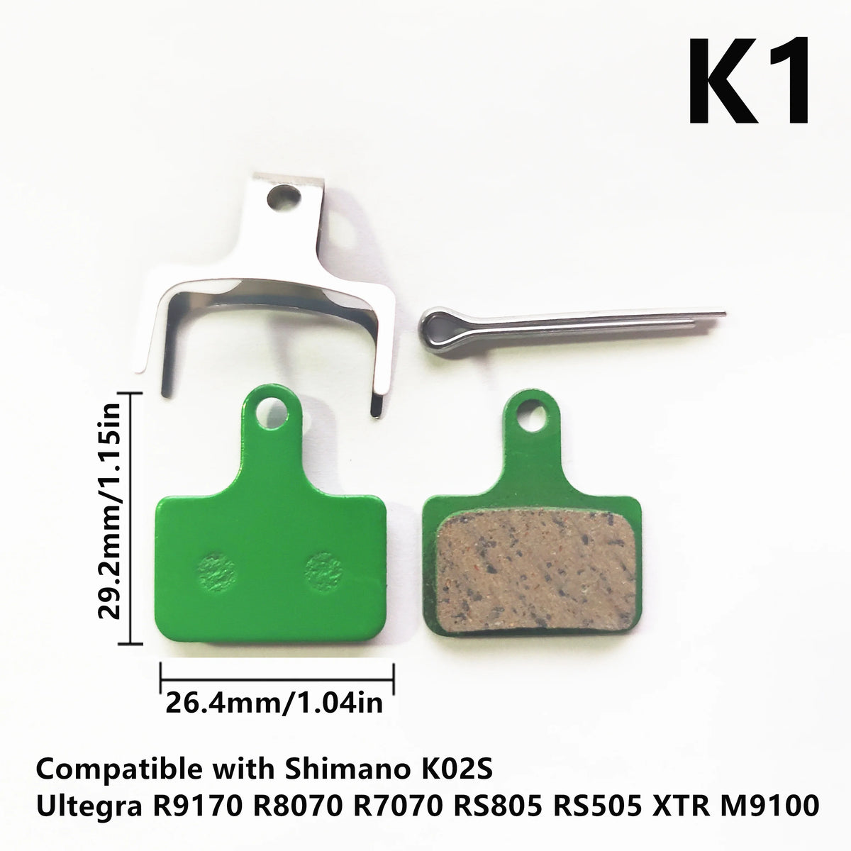 1 Pair Ceramic MTB Hydarulic Disc Brake Pads Road For Shimano SRAM Magura Durable & Reliable Performance Cycling Accessory