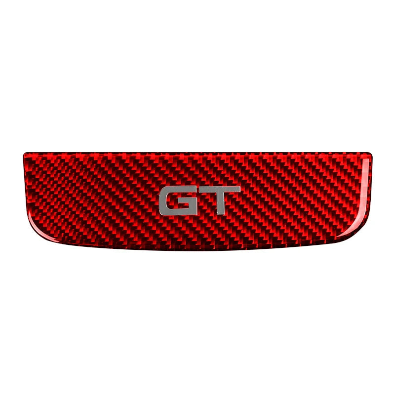 For Ford Mustang GT 2015-2021 Accessories Carbon Fiber Style Interior Car Storage Box Trim Cover Trim Sticker Decal Decoration