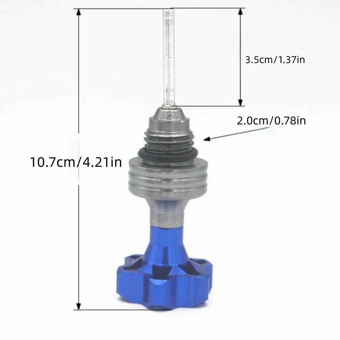 1pcs Aluminum Motorcycle Engine Oil Dipstick Filler Cap Plug