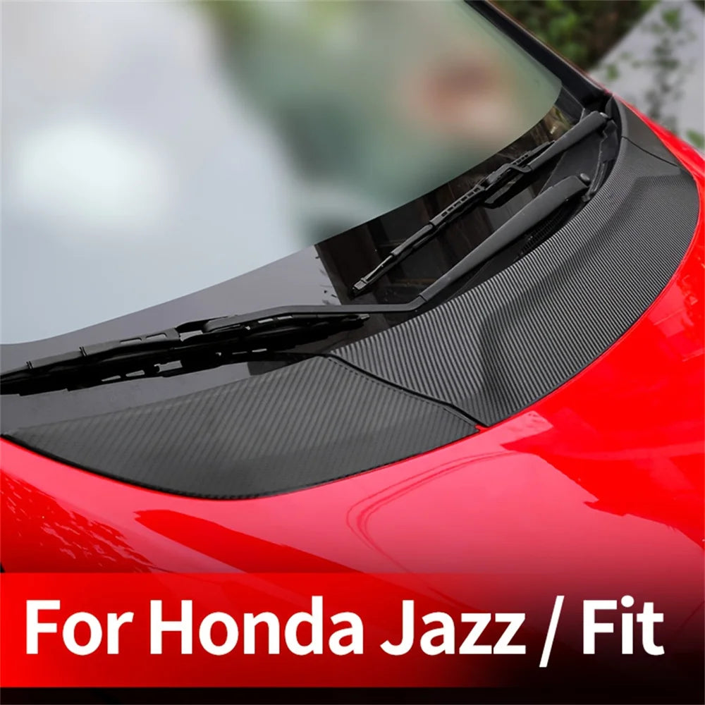 For Honda Fit Jazz GK5/Honda Jade 2014-2020 3D Black Hood Tr