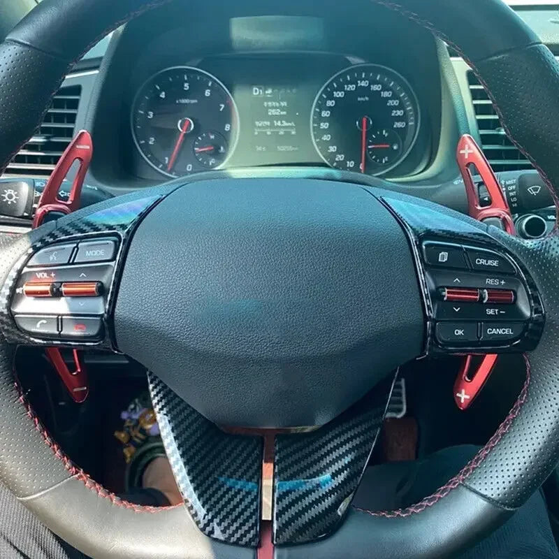For Hyundai Elantra 2017-2020 IONIQ Veloster Carbon Fiber St