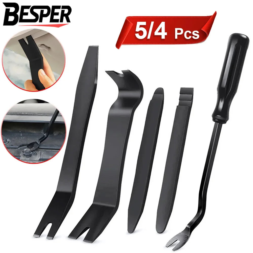 5/4 PCS Car Interior Trim Removal Kit No-Scratch Removal Pry