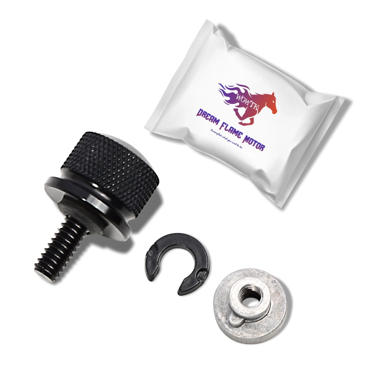 1/4 -20 Rear Fender Seat Bolt Nut Motorcycles Mount Screw Kit For Harley Softail FL Sportster 1200 Street Bob Electra Glide Dyna