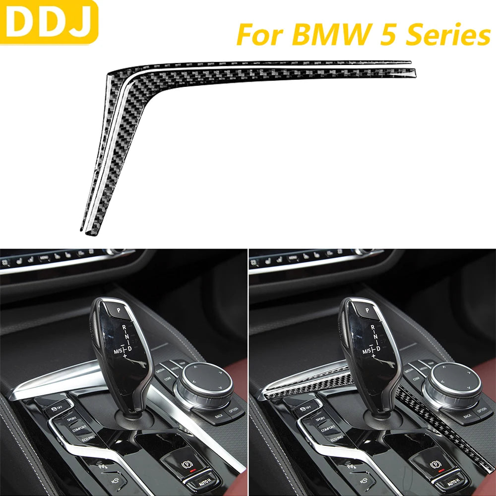 For BMW 5 Series G30 G31 G38 2017-2023 Carbon Fiber Central 