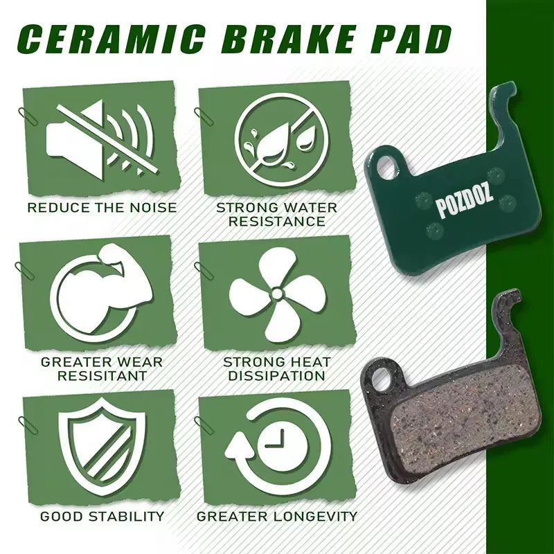 POZDOZ Ceramic Hydraulic Disc Brake Pads for SHIMANO A01S M0