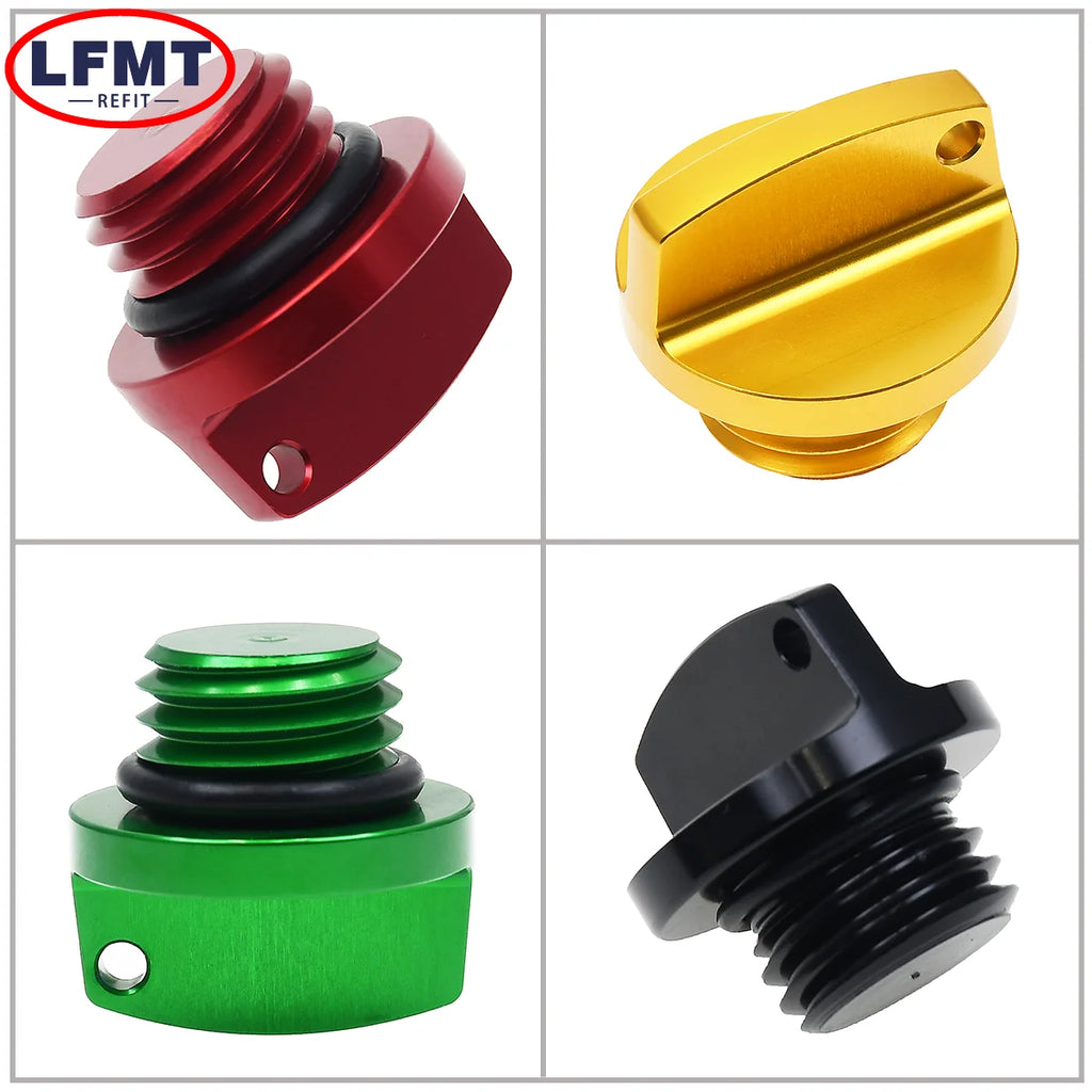 Motorcycle Crankcase Cap CNC Engine Oil Filler Screw Cover P