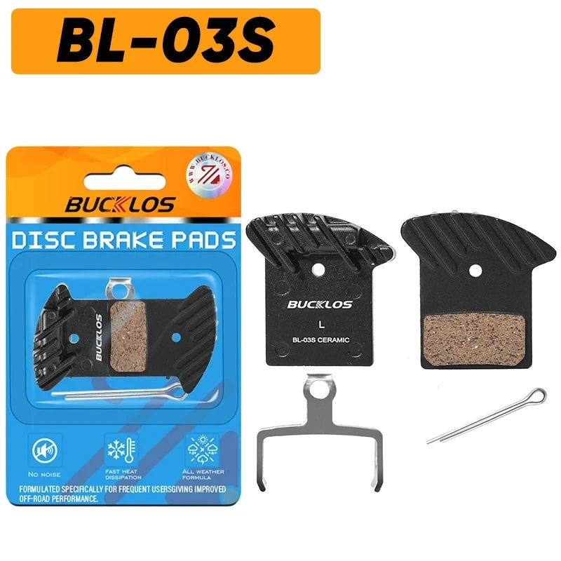 BUCKLOS Ceramic Bike Brake Pads Bicycle Hydraulic Disc Brake Pad Road MTB Brakes Pads Fit Shimano for Sram Bicycle Accessories