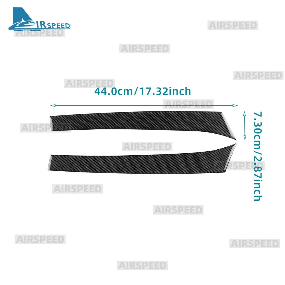 Real Soft Carbon Fiber Sticker For Audi Q4 e-tron 2021 2022 
