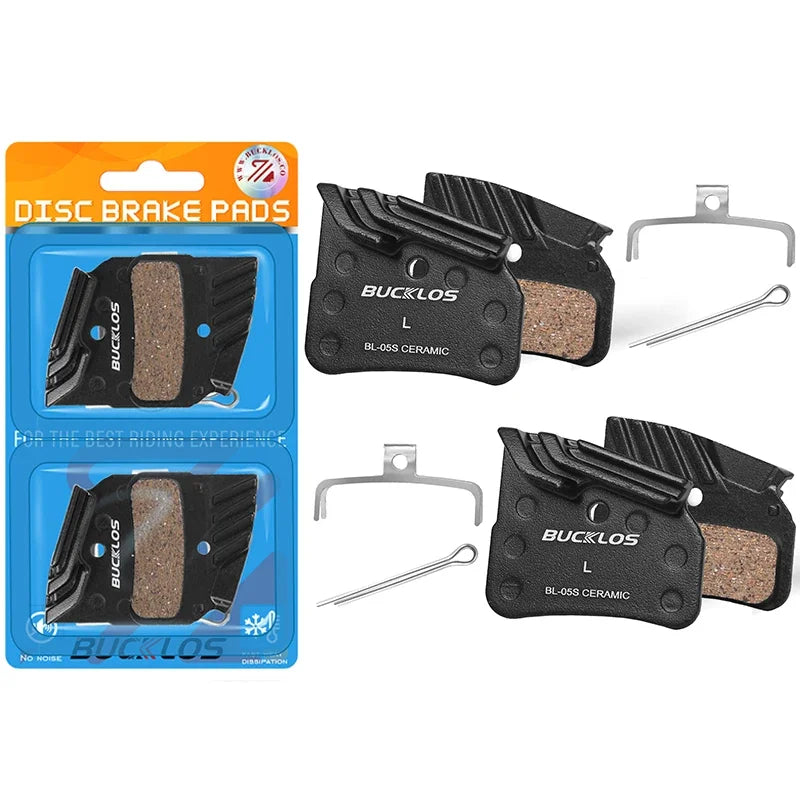 BUCKLOS Ceramic Brake Pads for SHIMANO MTB Hydraulic Disc Brake Pad for N03A N04C D02S D03S Bike Brake Pad Fit M7120 M8120 M9120