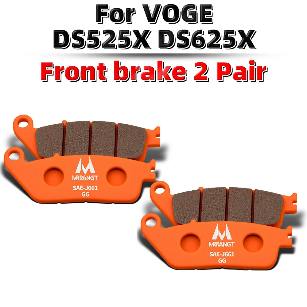 MRRANGT Motorcycle High Performance Ceramic Brake Pads Set Fit For VOGE DS525X DS625X DS900X RR660S RR525