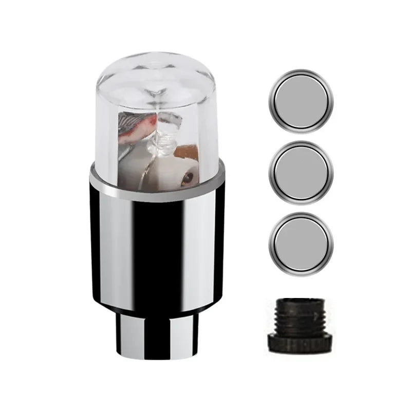 2/4Pcs Car Hub Ambient Light Bicycle LED Tire Lights Univers