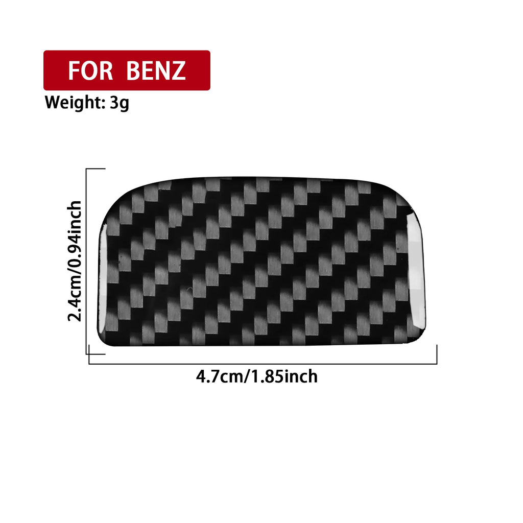 Real Carbon Fiber Car Accessories Storage Trim Cover Soft St