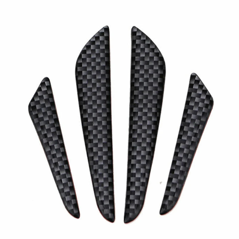 4x Anti-collision Trim Carbon Fiber Car Door Edge Guard Stri