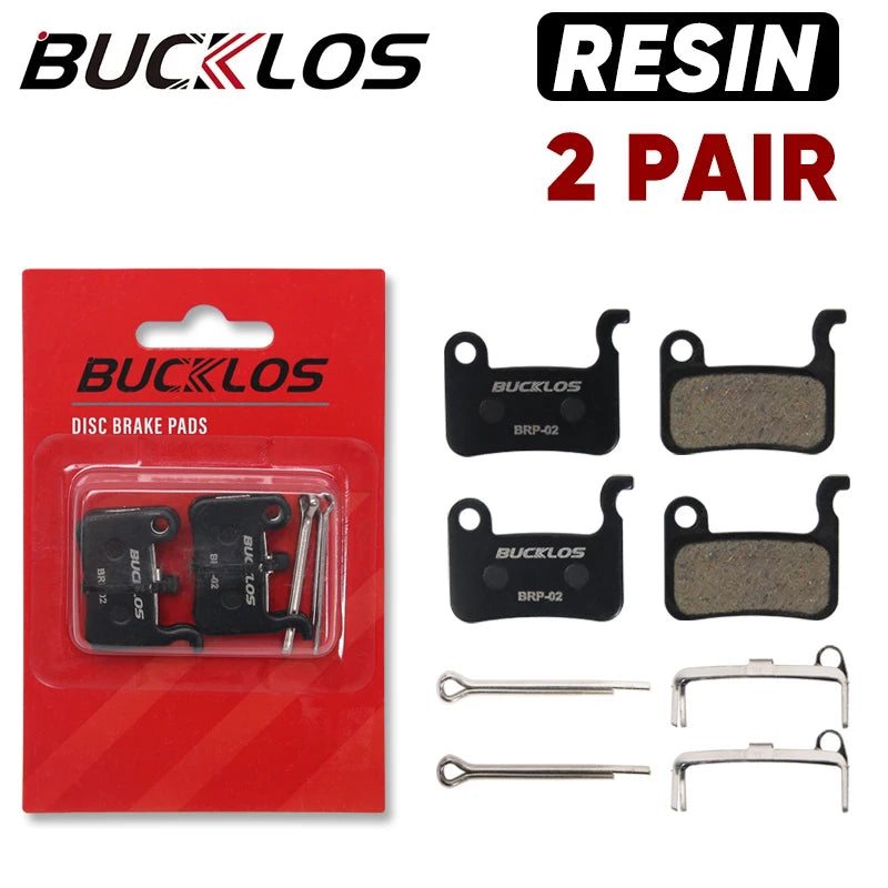 BUCKLOS Resin Disc Brake Pad For SHIMANO A01S Wear-resistant Hydraulic Brake Pads MTB Brake Pads for M06 M07 Cycling Parts