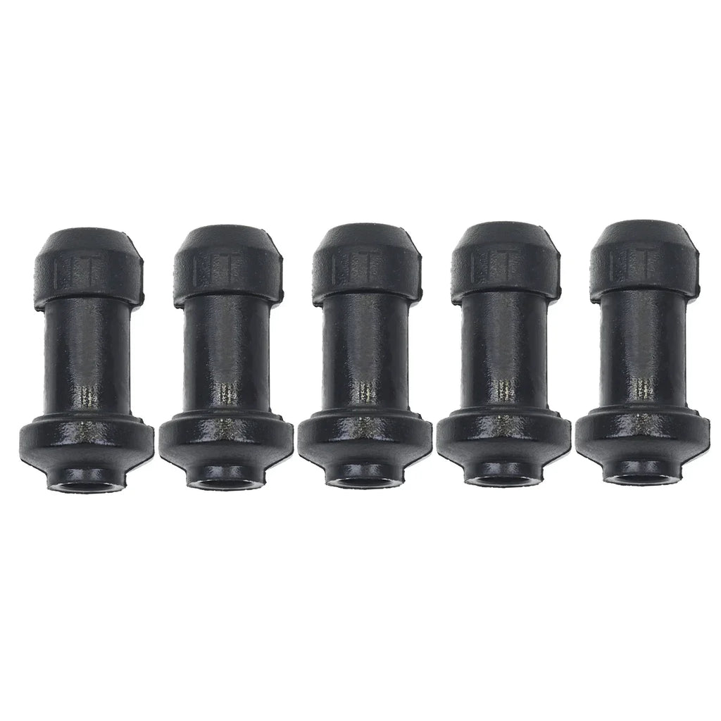 10Pcs 8mm Car Brake Pump Dust Cap Oil Drain Screw Cap Brake Caliper Bleed Nipple Black Screw Dust Caps Cover Rubber Motorcycle