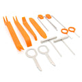 4/12Pcs Auto Door Clip Panel Trim Removal Tools Kits Radio Audio Removal Installer Pry Auto Interior Disassemble Kit 4PCS 12PCS
