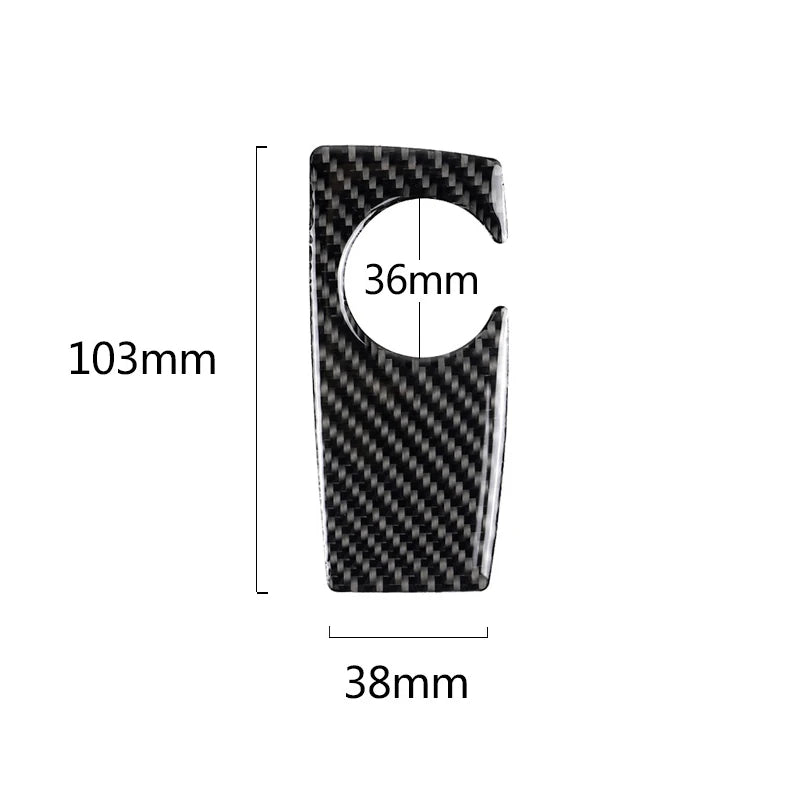 Carbon Fiber Car Gear Shift Panel Cover Trim Stickers Decora