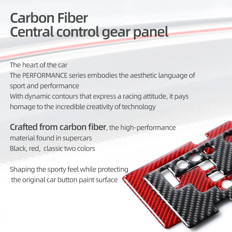 For Mazda 3 Axela 2004-2009 Carbon Fiber Center Console Gear