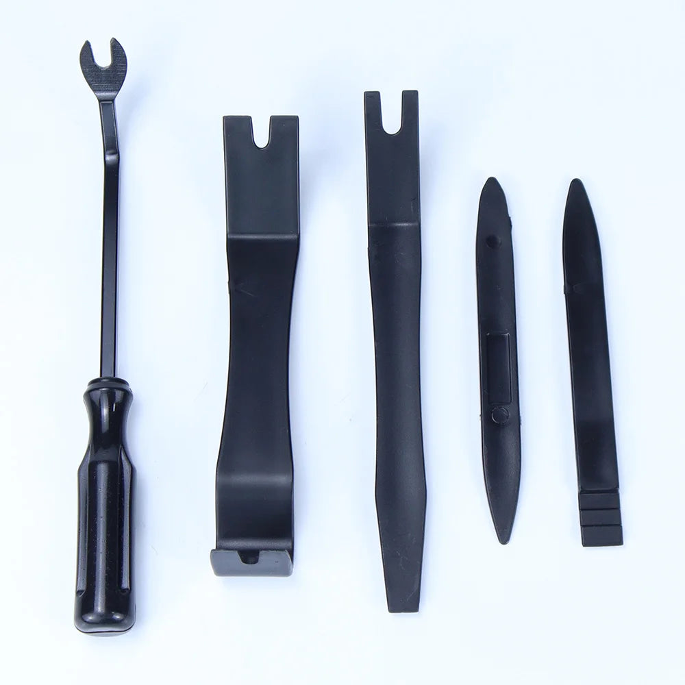 5/4 PCS Car Interior Trim Removal Kit No-Scratch Removal Pry Tools for Door Panel Car Clip Panel & Audio Dashboard Dismantle