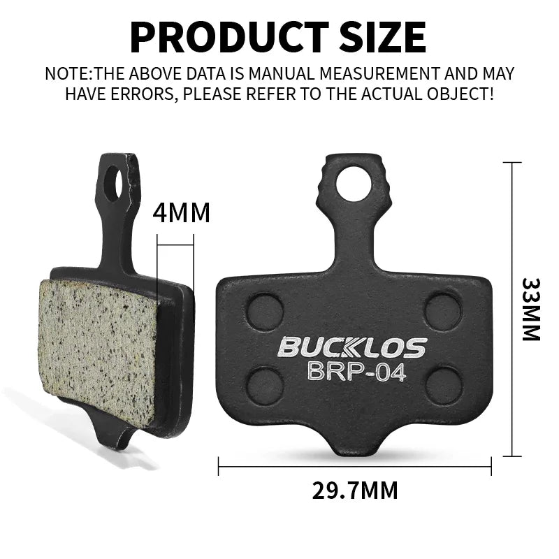 25 Pairs BUCKLOS Bicycle Disc Brake Pads for SRAM DB1 DB3 DB