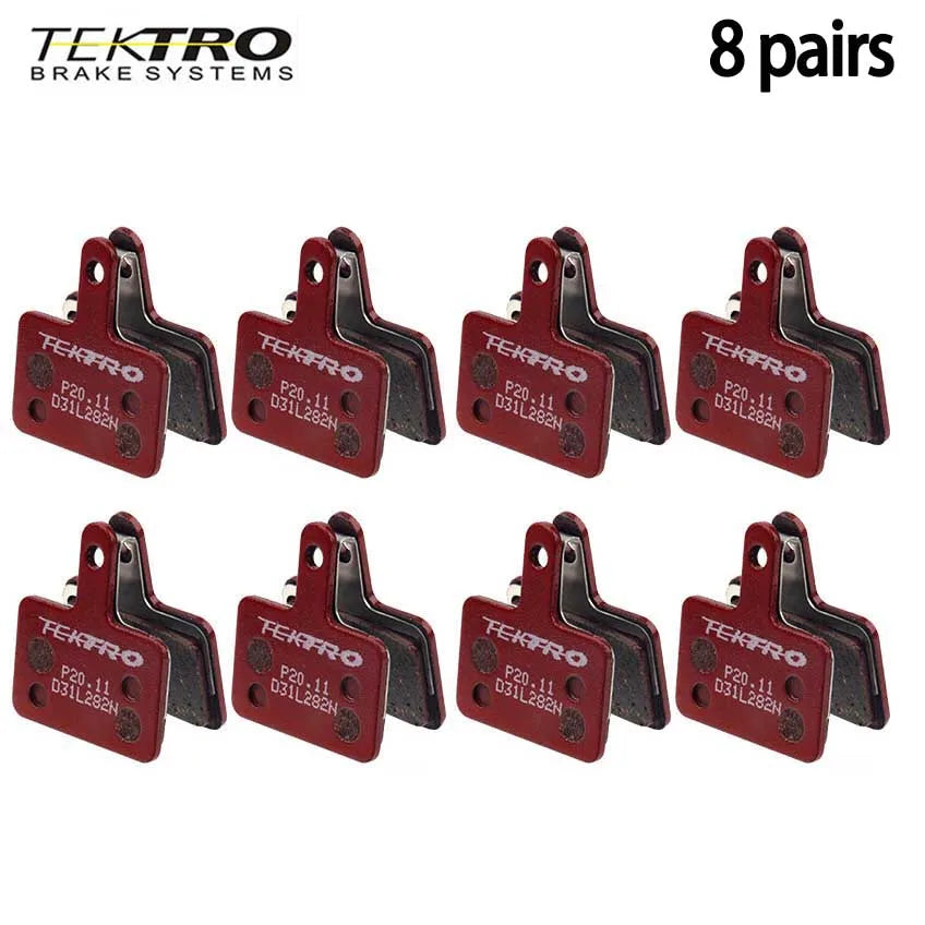 TEKTRO P20.11 Semi-Metallic Brake Pads for Mountain Bike Disc Brake Systems - High Friction Durable & Quiet Performance