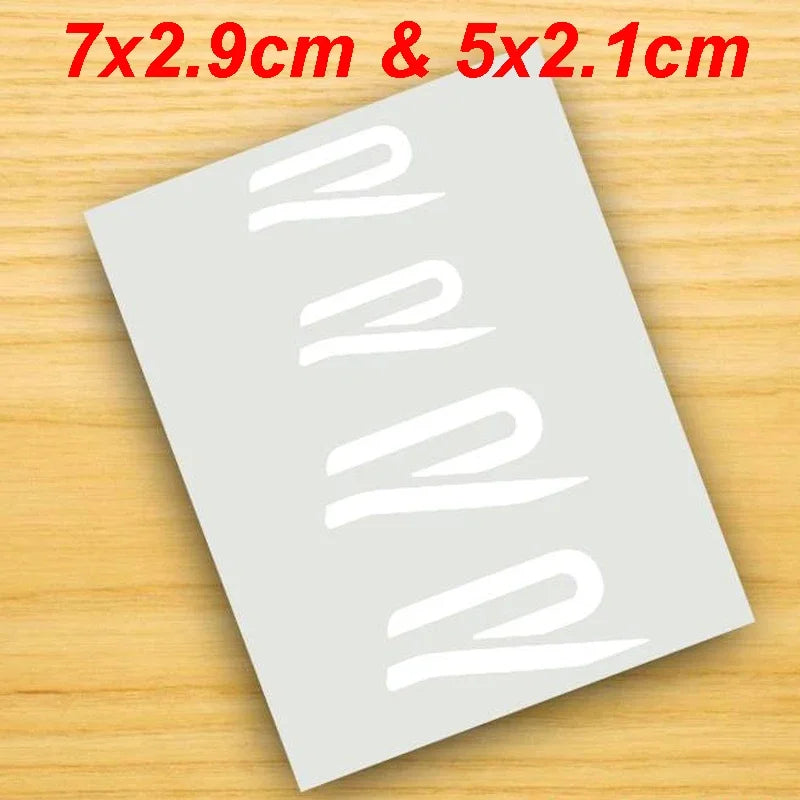 4pcs Car Caliper Sticker Tire Brake Cover Waterproof Film Body Decals for Rline R Line Golf 3 5 7 Polo Passat GTI
