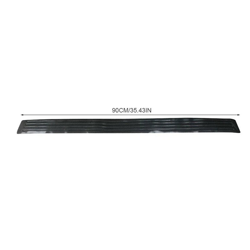 90cm Carbon Fiber Universal Car Trunk Door Sill Plate Protec