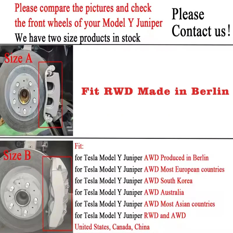 Fit for Tesla Model Y Juniper 2025 2026 RWD and Model Y 2024