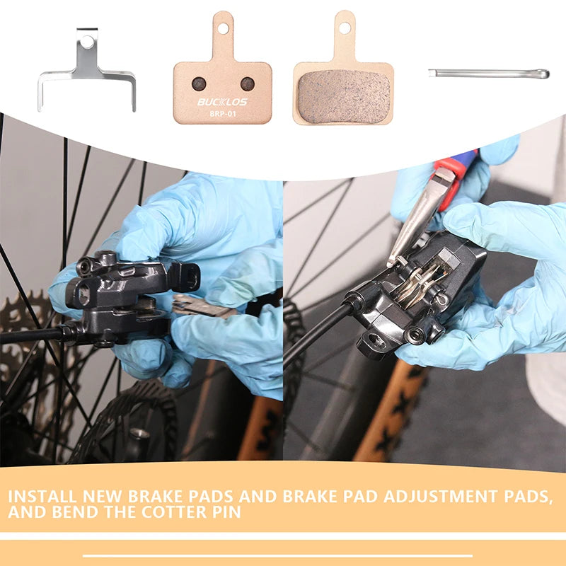 BUCKLOS Sintered-Metal MTB Brake Pads for B01S B05S Bicycle 