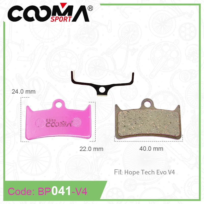 Ceramic Bicycle Brake Pads for SRAM Avid Shimano Magura Hayes Formula Hope MTB Road Bike 4 Pairs Elite