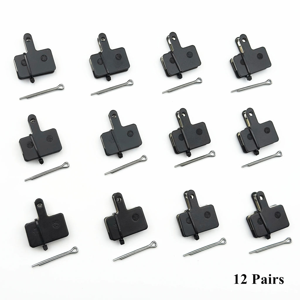 2/4/12Pairs Bicycle Disc Brake Pads Resin / Semi-Metal / Ceramics For Shimano Deore B01S B03S B05S MT200 MT400 MT500 UR300 M3050