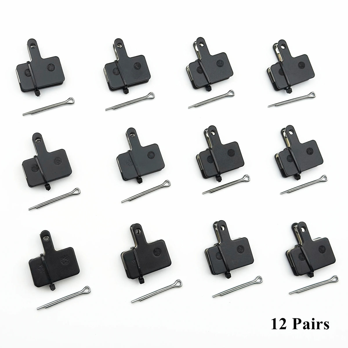 2/4/12Pairs Bicycle Disc Brake Pads Resin / Semi-Metal / Ceramics For Shimano Deore B01S B03S B05S MT200 MT400 MT500 UR300 M3050