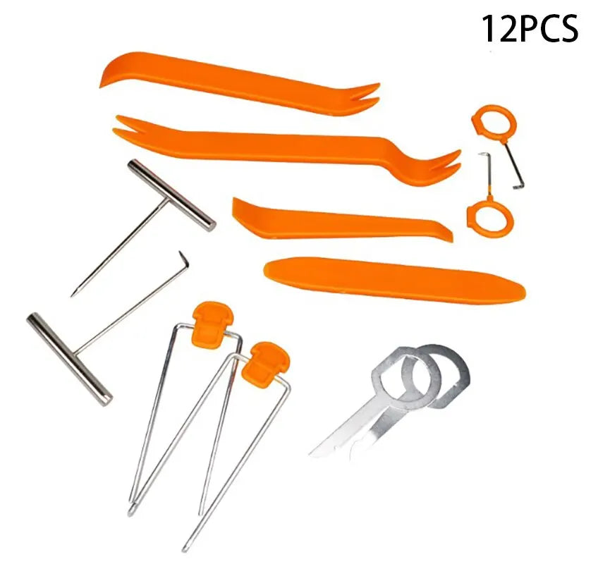 12 PCS Car Hand Tools Car Removal Kit DVD Stereo Conversion 