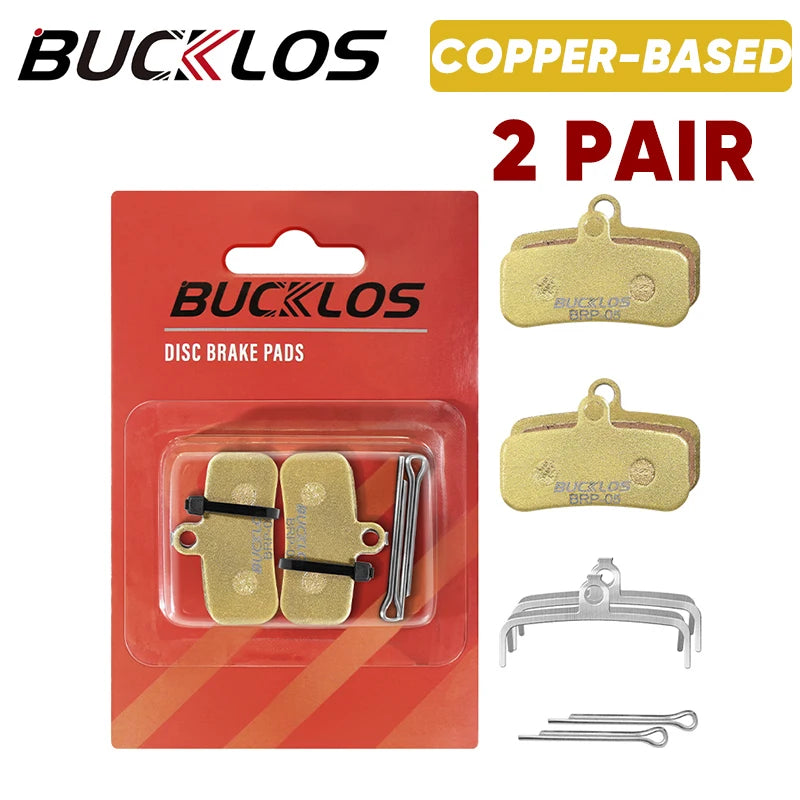 BUCKLOS BRP-05 Disc Brake Pads Resin Ceramic MTB Hydraulic Brake Pads for SHIMANO D02S N03A Bicycle Brake Pad for M9120 M8020