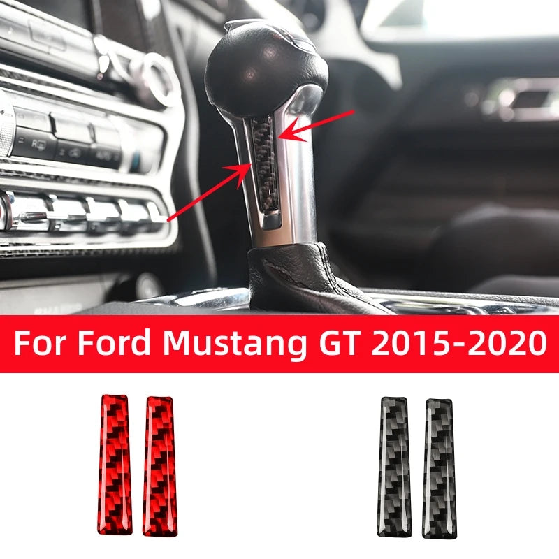 For Ford Mustang GT 2015-2021 Accessories Carbon Fiber Inter