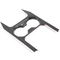 For BMW 5 Series G60 2024 Center Console Real Carbon Fiber Car Water Cup Holder Frame Cover Trim Sticker Car Accessories