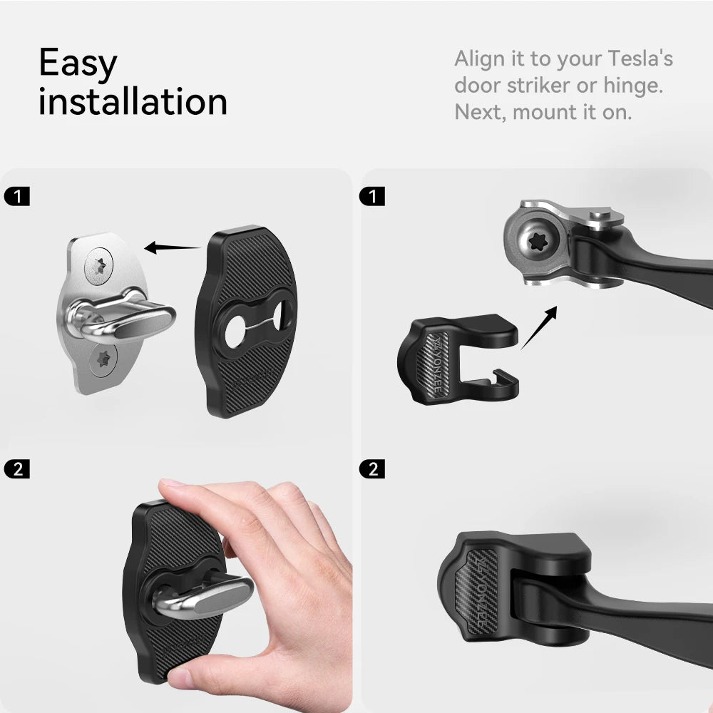 YZ For Tesla Model 3 Y YL Highland Juniper Car Door Lock & H
