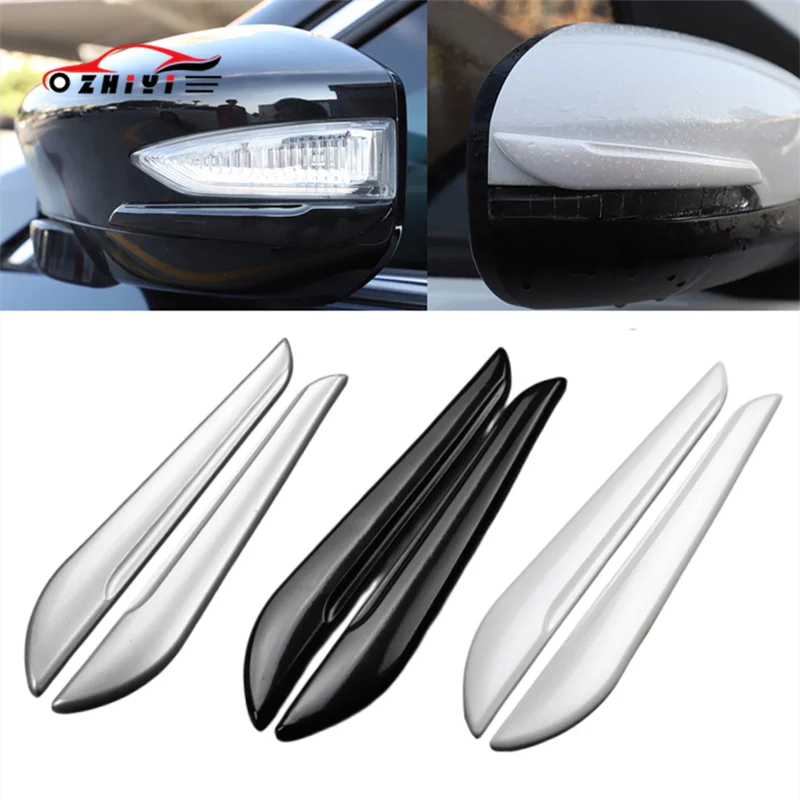 2pcs Car Door Body Rearview Mirror Protector Guard Anti Scra