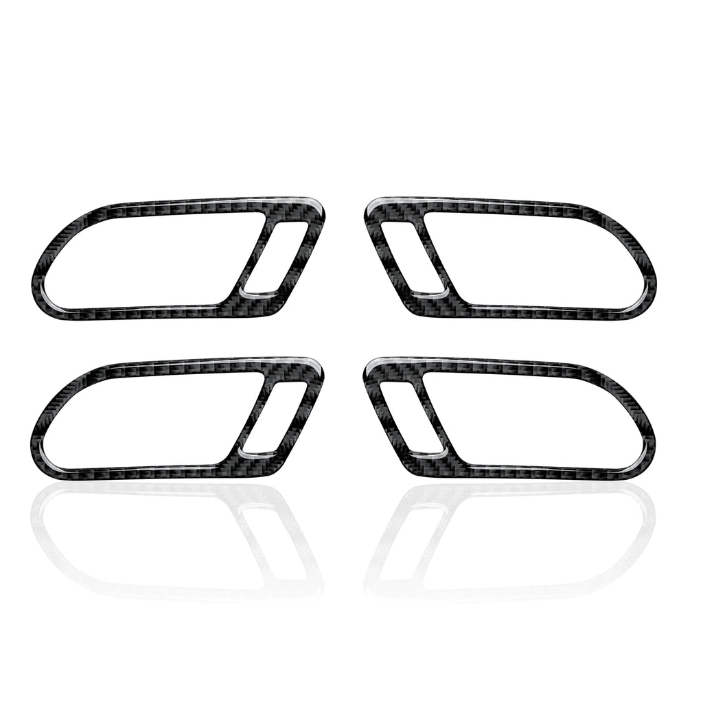 For VW Jetta V Golf V VI MK5 MK6 R32 GTI Plus Variant Car Inner Door Bowl Panel Carbon Fiber Interior Sticker Trim Accessories