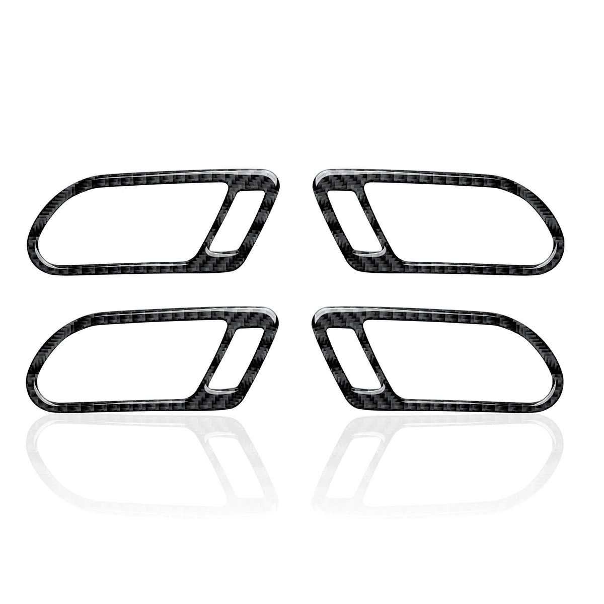 For VW Jetta V Golf V VI MK5 MK6 R32 GTI Plus Variant Car Inner Door Bowl Panel Carbon Fiber Interior Sticker Trim Accessories