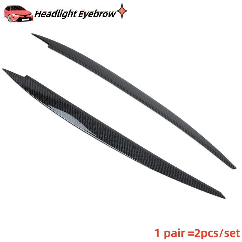 2pcs/Set ABS Car Headlight Eyebrow For Volkswagen VW GOLF 7 