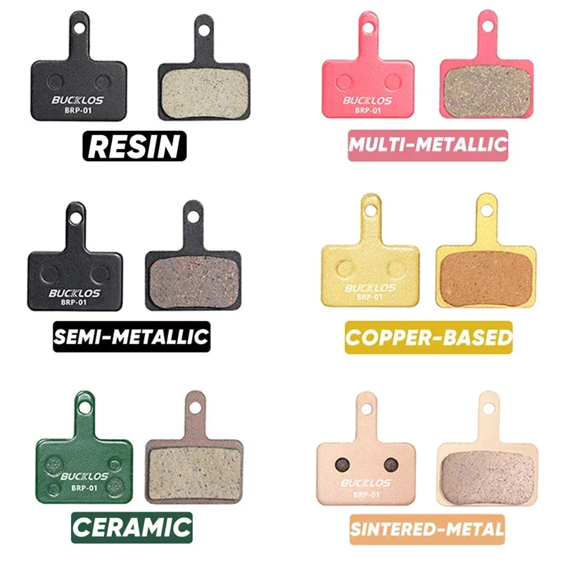 BUCKLOS Bicycle Hydraulic Disc Brake Pad Semi-Metal Ceramic 